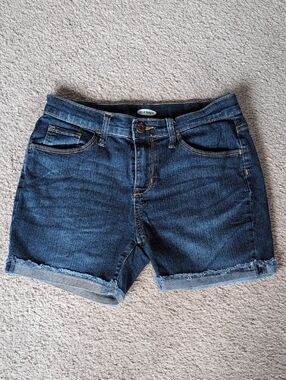 ⭐2/$20 Old Navy Dark Blue Denim Rolled Hem Kids Shorts